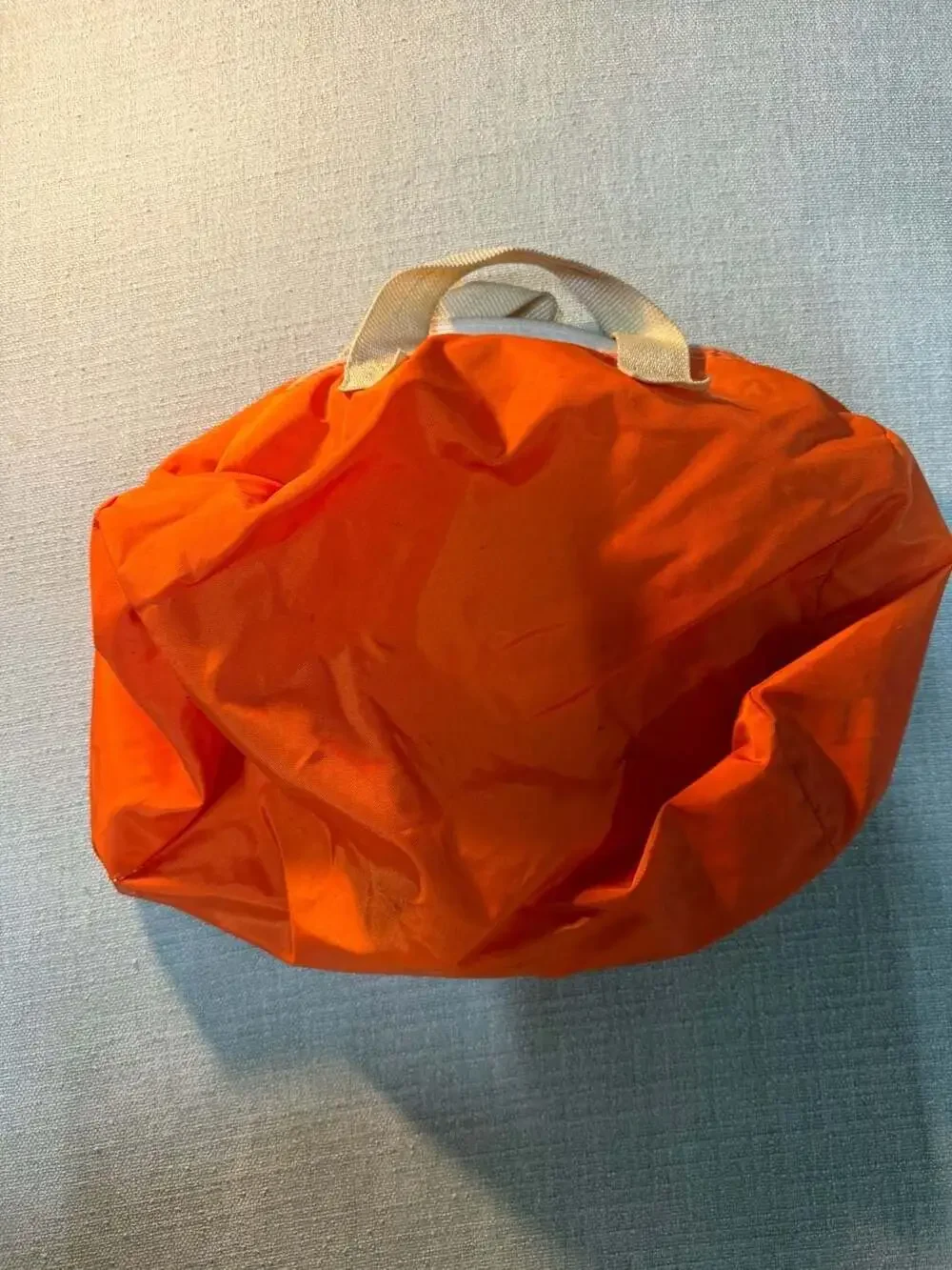 Vintage Hughes-Kirk Tigers School Mascot Small Duffle Gear Bag
